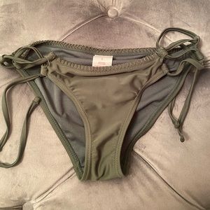 Army green bikini bottoms